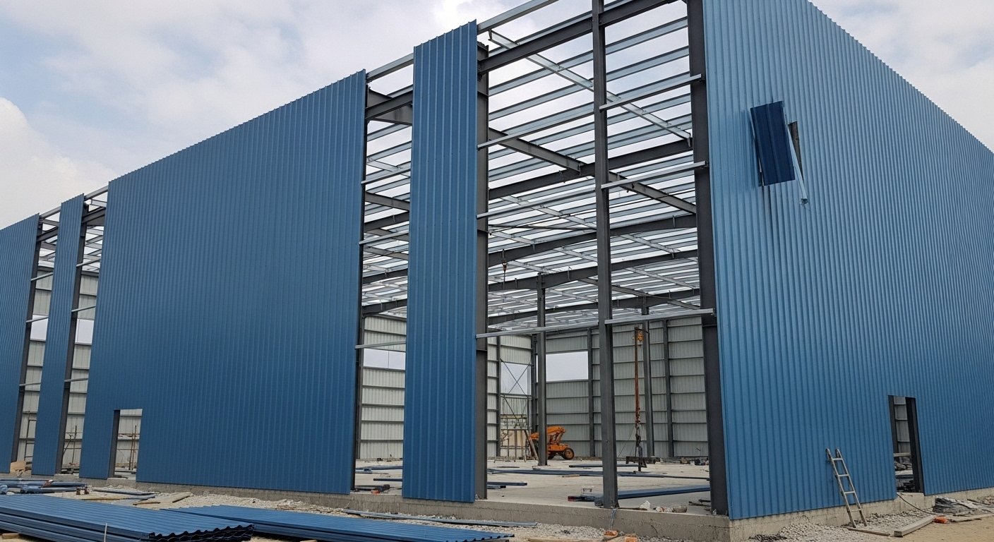 Seaport steel structure fabrication India — port and jetty steel