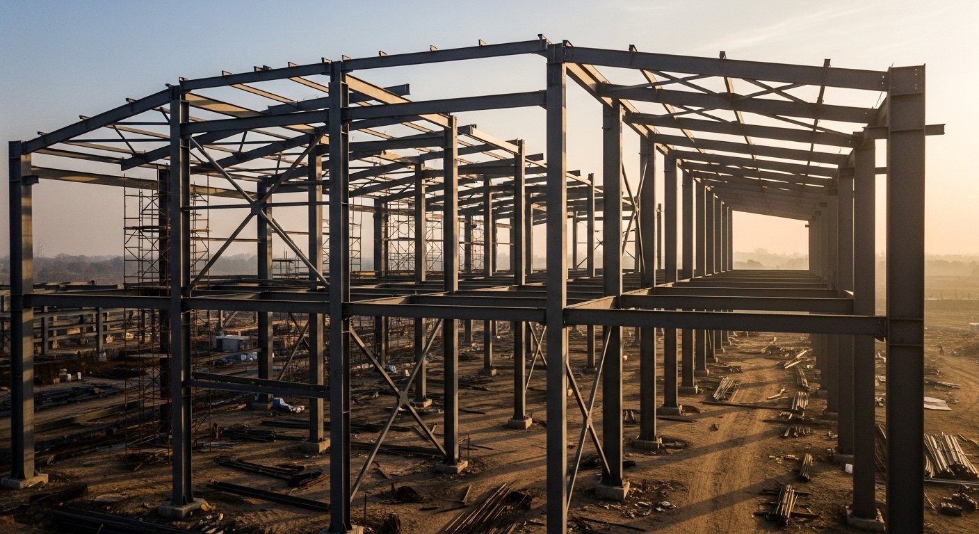 Structural steel fabrication India — IS 800 compliant industrial and infrastructure structures