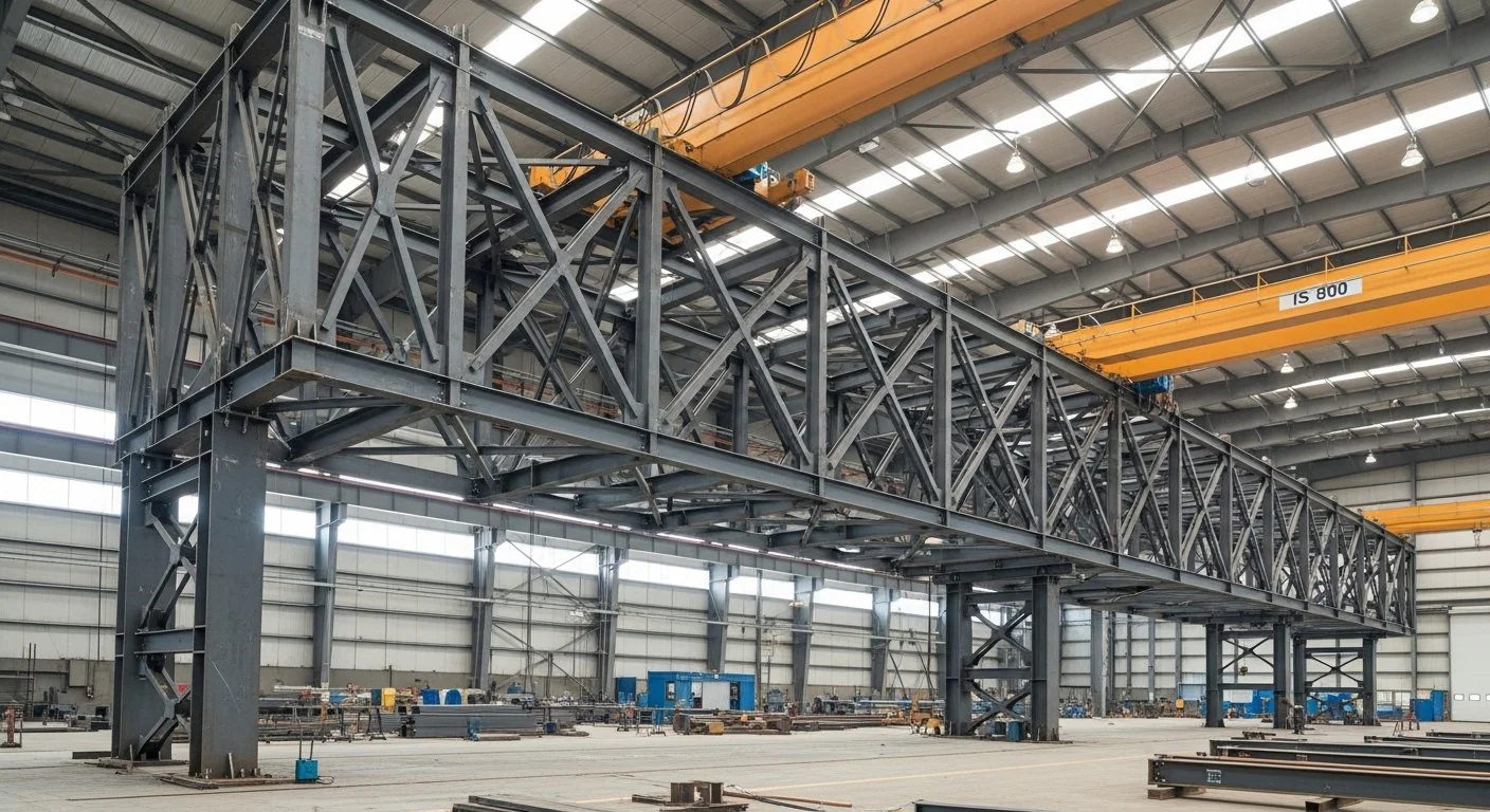 Conveyor gallery structures for cement plants and mining material handling