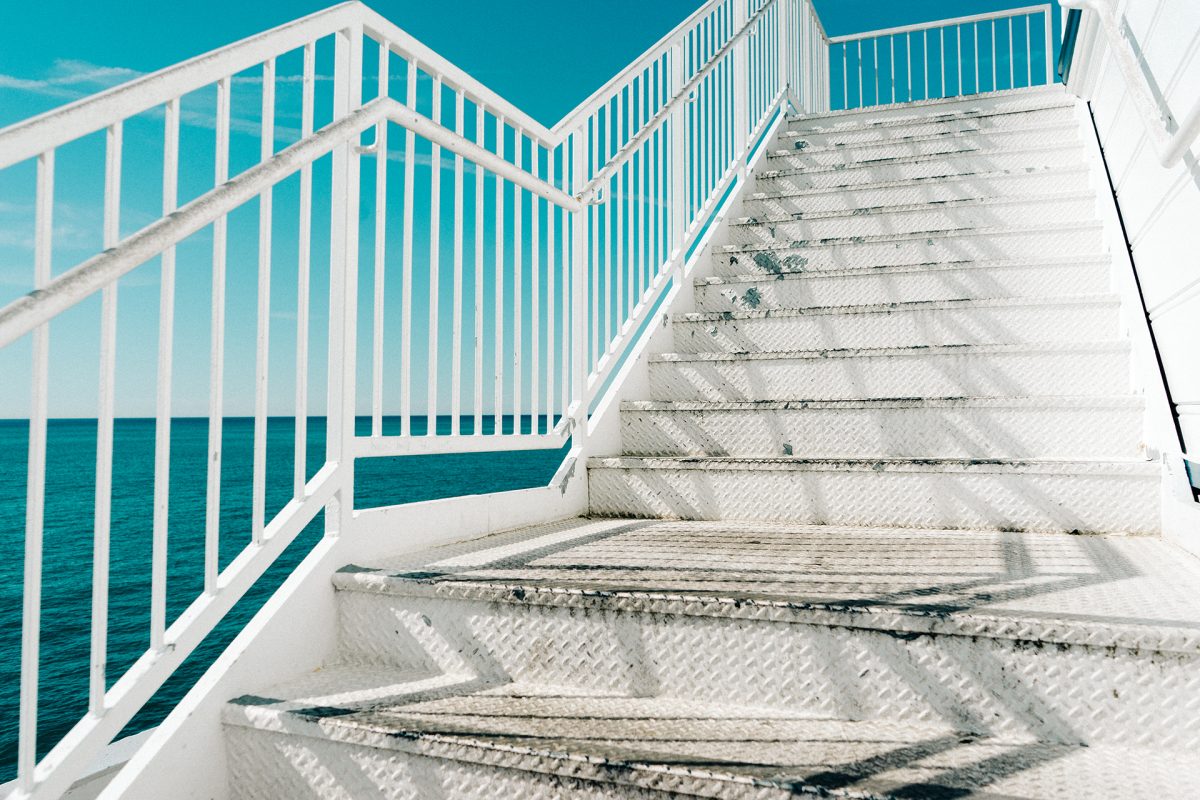 white-stairs
